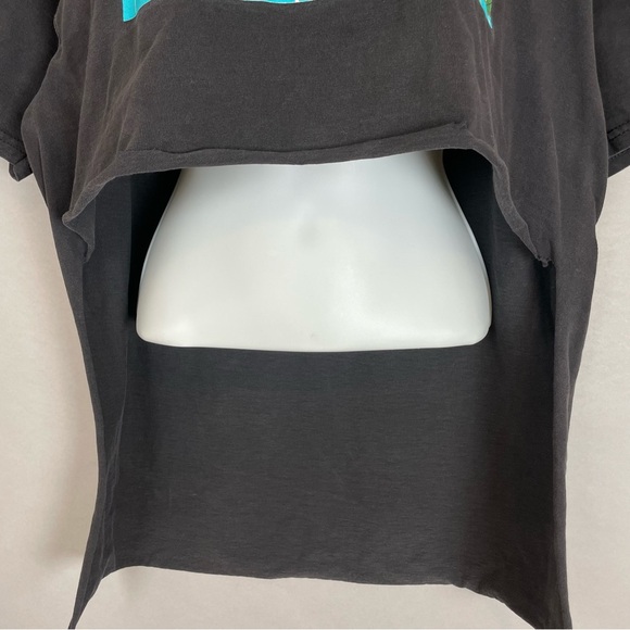 Black Claude Moonet Shirt Clo the Cow Artist Mullet Crop T-Shirt Funny Graphic - Picture 5 of 14